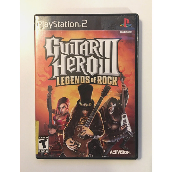Guitar Hero III Legends of Rock Not For Resale PS2 (PlayStation 2) CIB Complete - Picture 1 of 5